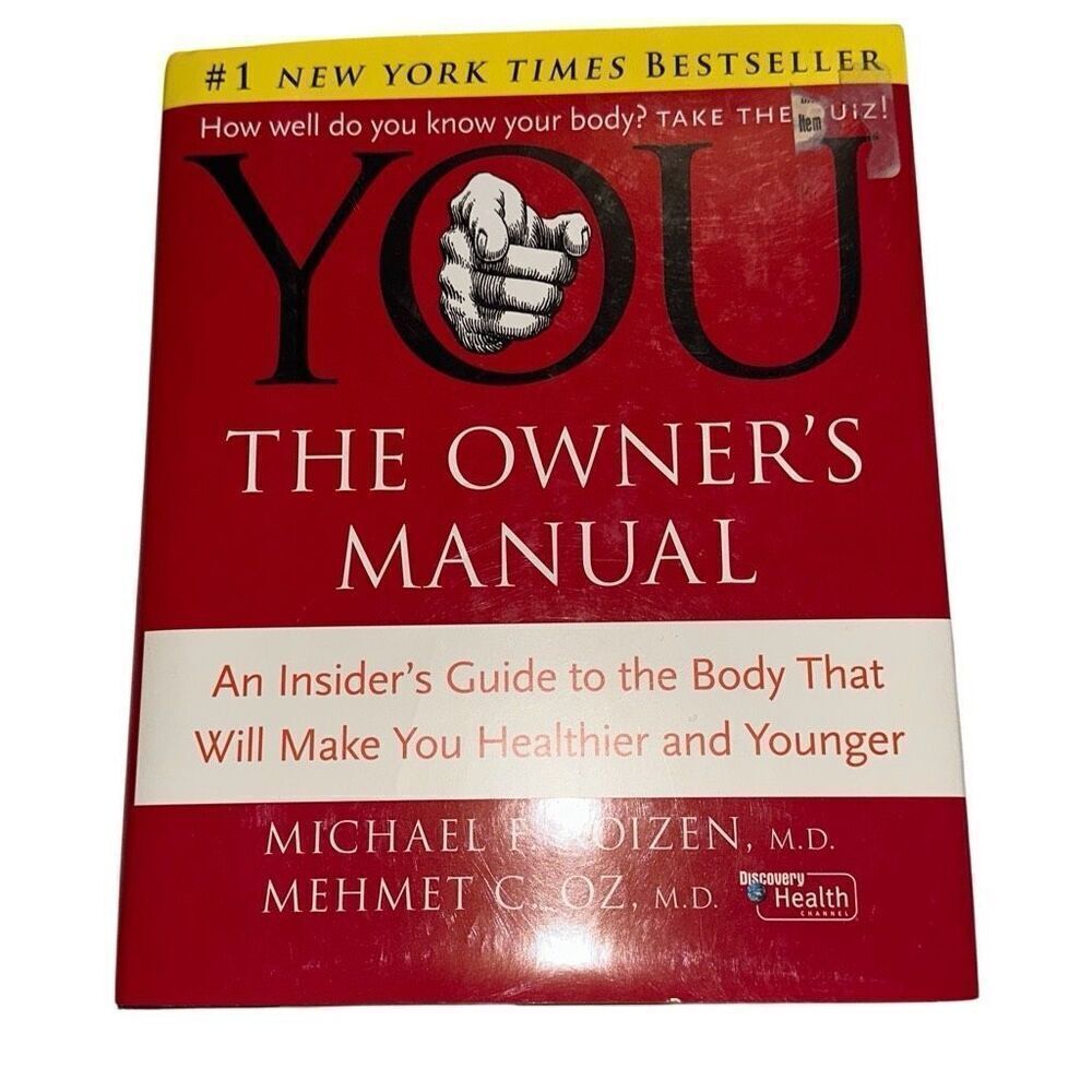 YOU  the owners manual hardback book by Dr. Oz
